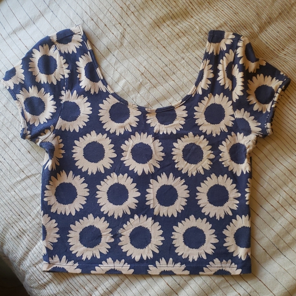 Floral crop top